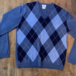 Lacoste Argyle sweater